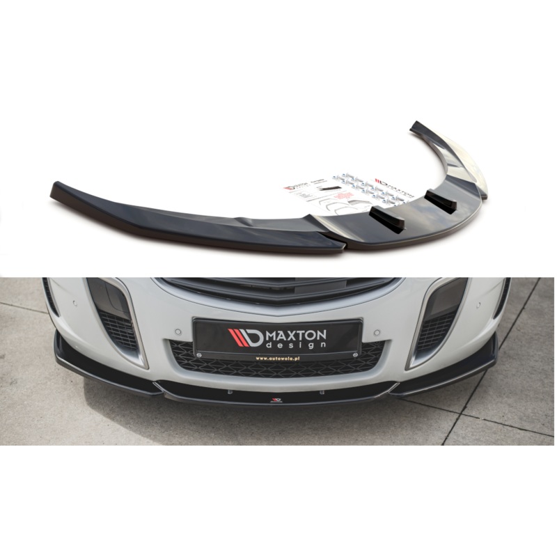 FRONT SPLITTER V.2 BICK REGAL GS/ OPEL INSIGNIA MK. 1 OPC FACELIFT GLOSS BLACK
