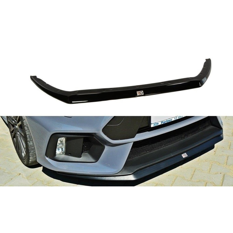 FRONT SPLITTER V.2 FORD FOCUS RS MK3 GLOSS BLACK
