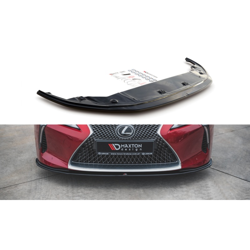 FRONT SPLITTER V.2 LEXUS LC 500 GLOSS BLACK