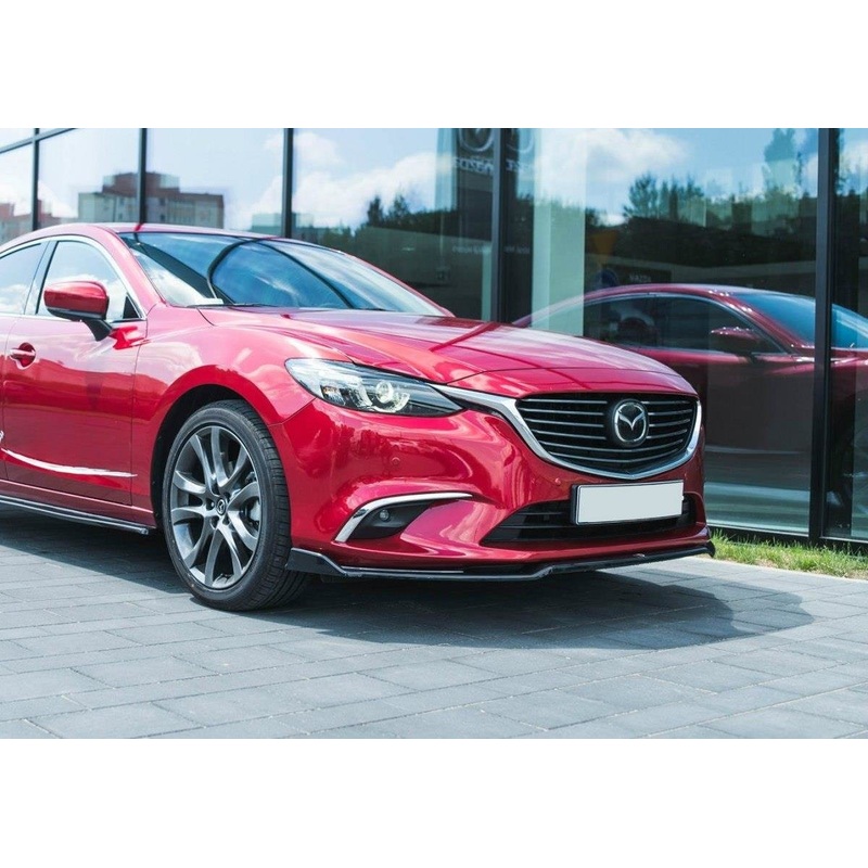 FRONT SPLITTER V.2 MAZDA 6 GJ (MK3) GLOSS BLACK