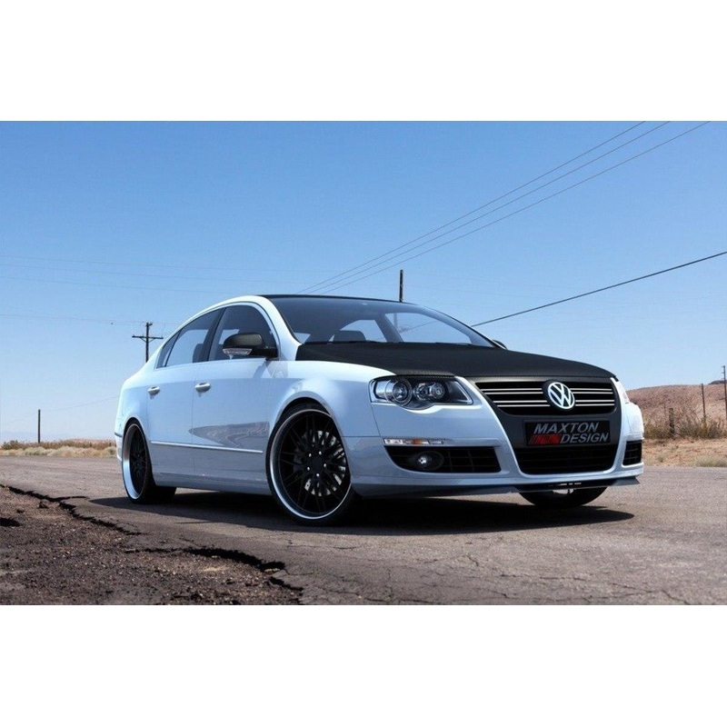 FRONT SPLITTER VW PASSAT B6 GLOSS BLACK