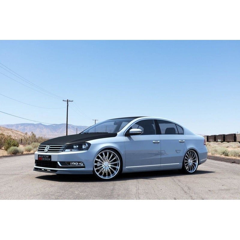 FRONT SPLITTER VW PASSAT B7 Standard GLOSS BLACK