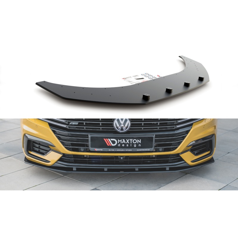 RACING DURABILITY FRONT SPLITTER VOLKSWAGEN ARTEON R-LINE BLACK