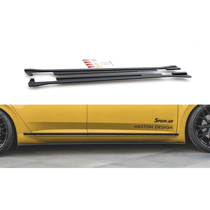 RACING DURABILITY SIDE SKIRTS DIFFUSERS VOLKSWAGEN ARTEON R-LINE BLACK