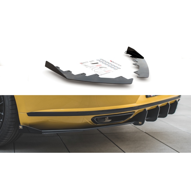 REAR SIDE FLAPS VOLKSWAGEN ARTEON R-LINE GLOSS BLACK