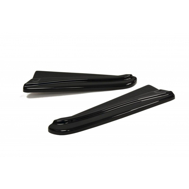 REAR SIDE SPLITTERS JAGUAR XF X250 SPORTBRAKE GLOSS BLACK