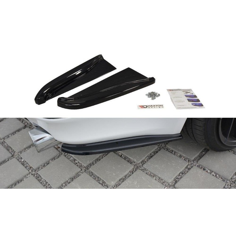 REAR SIDE SPLITTERS LEXUS IS MK2 GLOSS BLACK