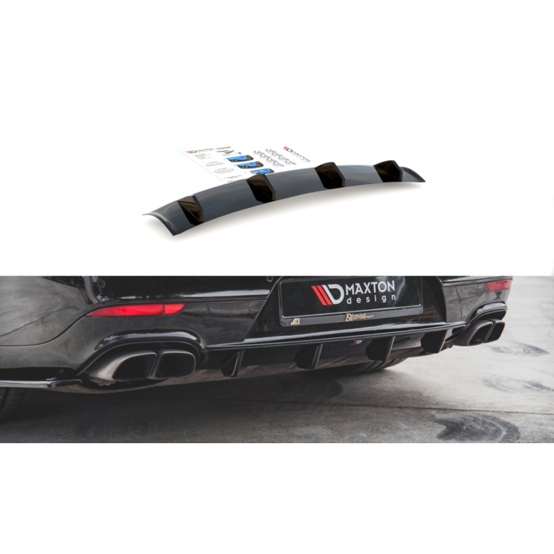 REAR VALANCE PORSCHE PANAMERA TURBO 970 FACELIFT GLOSS BLACK