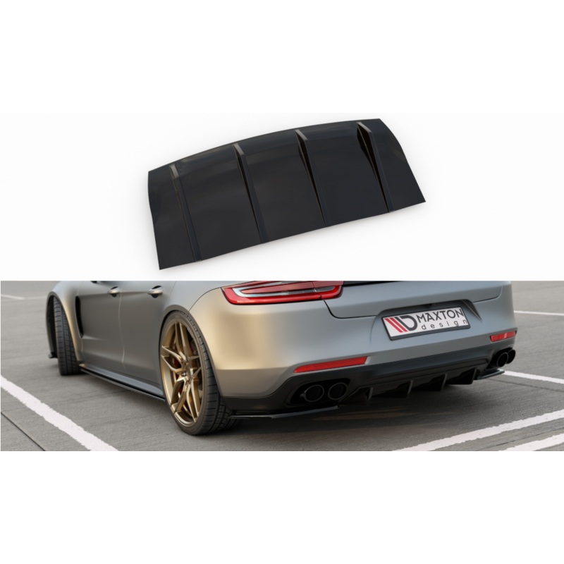 REAR VALANCE PORSCHE PANAMERA TURBO / GTS 971 GLOSS BLACK
