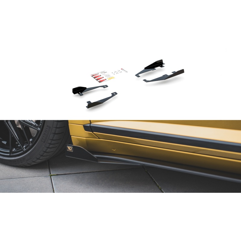 SIDE FLAPS VOLKSWAGEN ARTEON R-LINE GLOSS BLACK