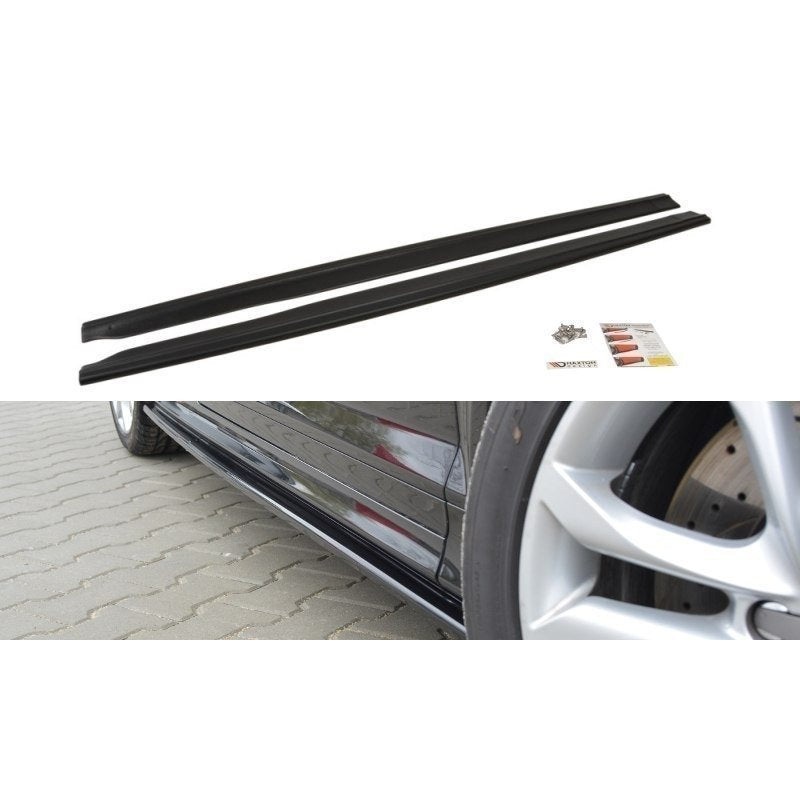 SIDE SKIRTS DIFFUSERS AUDI S3 8P / S3 8P FL / RS3 8P GLOSS BLACK