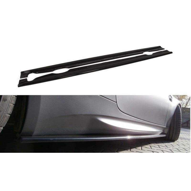 SIDE SKIRTS DIFFUSERS BMW M3 E92 / E93 GLOSS BLACK