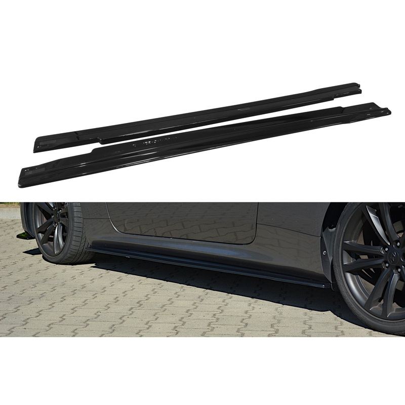 SIDE SKIRTS DIFFUSERS HYUNDAI GENESIS COUP MK.1 GLOSS BLACK
