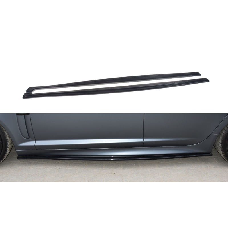 SIDE SKIRTS DIFFUSERS JAGUAR XF- R GLOSS BLACK