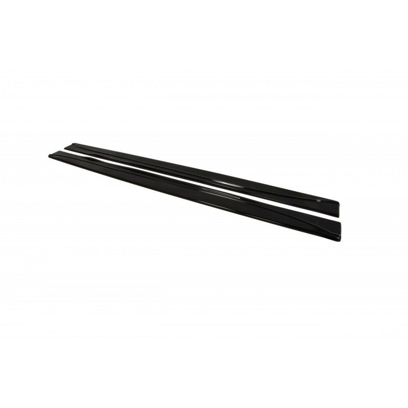 SIDE SKIRTS DIFFUSERS JAGUAR XF X250 (FACELIFT) GLOSS BLACK