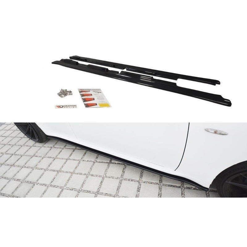 SIDE SKIRTS DIFFUSERS LEXUS IS MK2 GLOSS BLACK