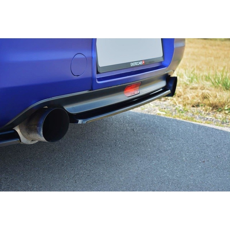 CENTRAL REAR SPLITTER HONDA S2000 GLOSS BLACK