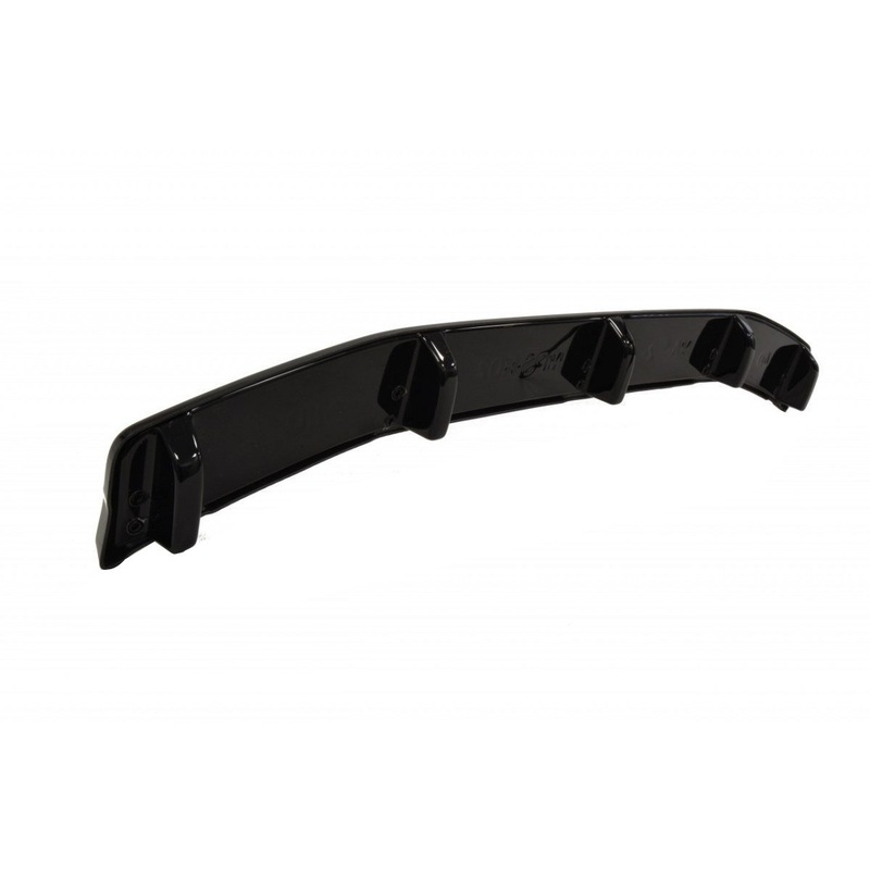 CENTRAL REAR SPLITTER MAZDA 3 MK2 MPS (WITH VERTICAL BARS) GLOSS BLACK