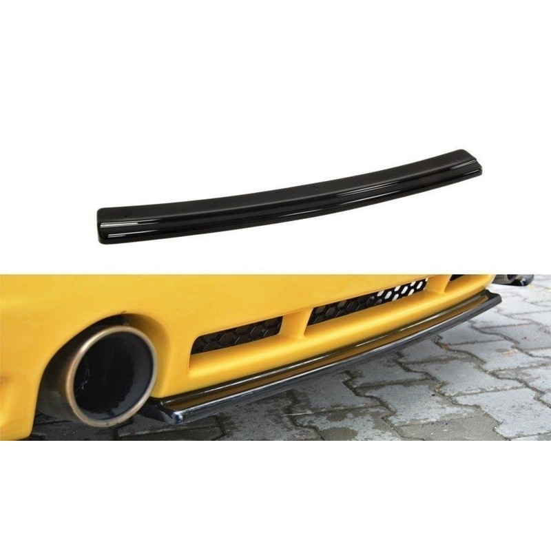 CENTRAL REAR SPLITTER VW GOLF IV R32 GLOSS BLACK
