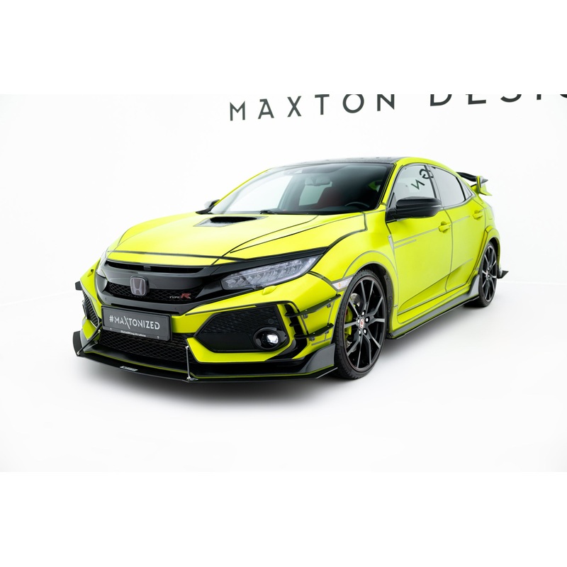 FRONT RACING SPLITTER V.1 HONDA CIVIC X TYPE R