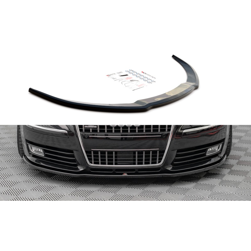 FRONT SPLITTER AUDI S8 D3 GLOSS BLACK