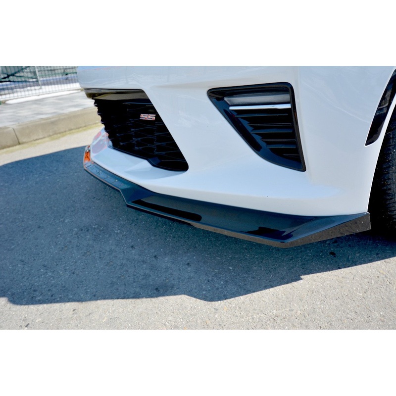 FRONT SPLITTER V.1 CHEVROLET CAMARO 6TH-GEN. PHASE-I 2SS COUPE GLOSS BLACK