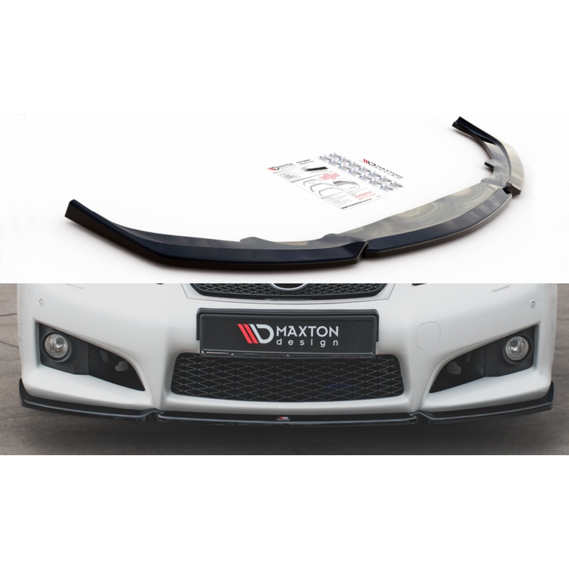 FRONT SPLITTER V.1 LEXUS IS F MK2 GLOSS BLACK