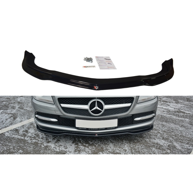 FRONT SPLITTER V.1 MERCEDES SLK R172 GLOSS BLACK