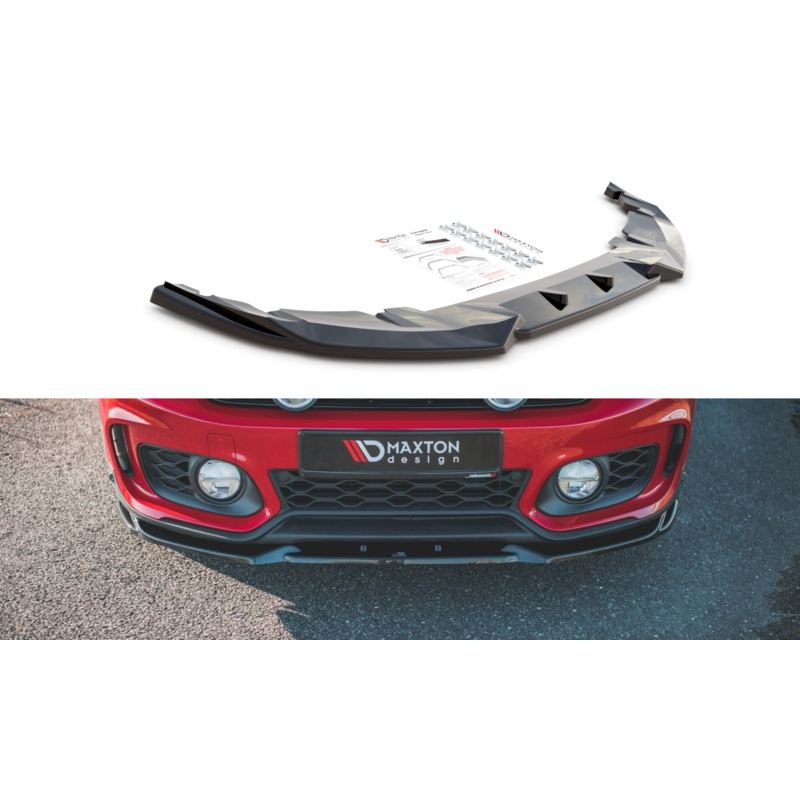 FRONT SPLITTER V.1 MINI COUNTRYMAN MK2 F60 JCW GLOSS BLACK