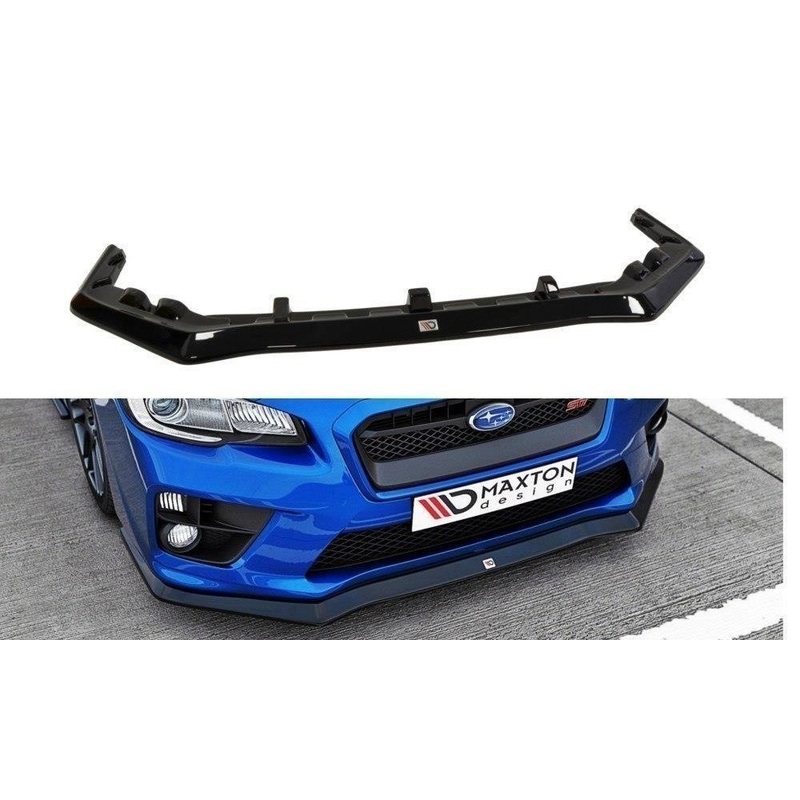 FRONT SPLITTER V.1 SUBARU WRX STI GLOSS BLACK