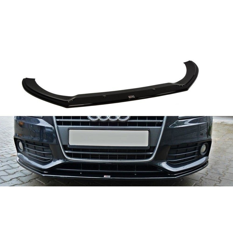 FRONT SPLITTER V.2 AUDI A4 B8 GLOSS BLACK