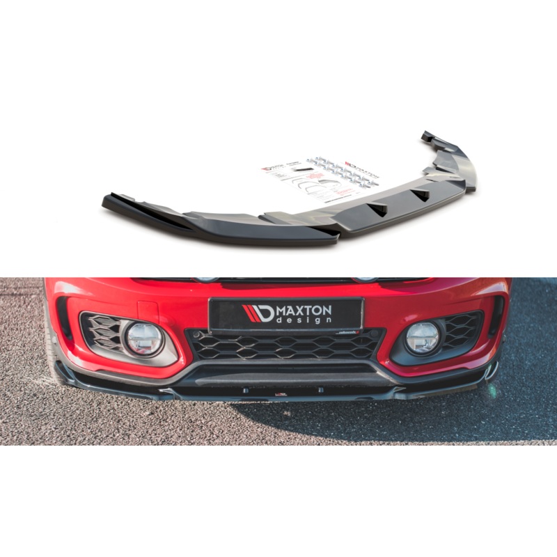 FRONT SPLITTER V.2 MINI COUNTRYMAN MK2 F60 JCW GLOSS BLACK