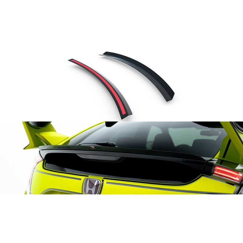 Lower Spoiler Cap Honda Civic Type-R Mk10 / Mk10 Facelift GLOSS BLACK