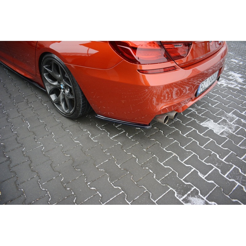 REAR SIDE SPLITTERS BMW M6 GRAN COUP GLOSS BLACK