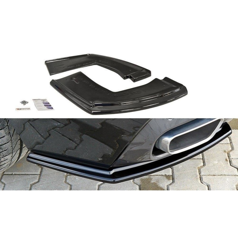 REAR SIDE SPLITTERS BMW X6 F16 MPACK GLOSS BLACK