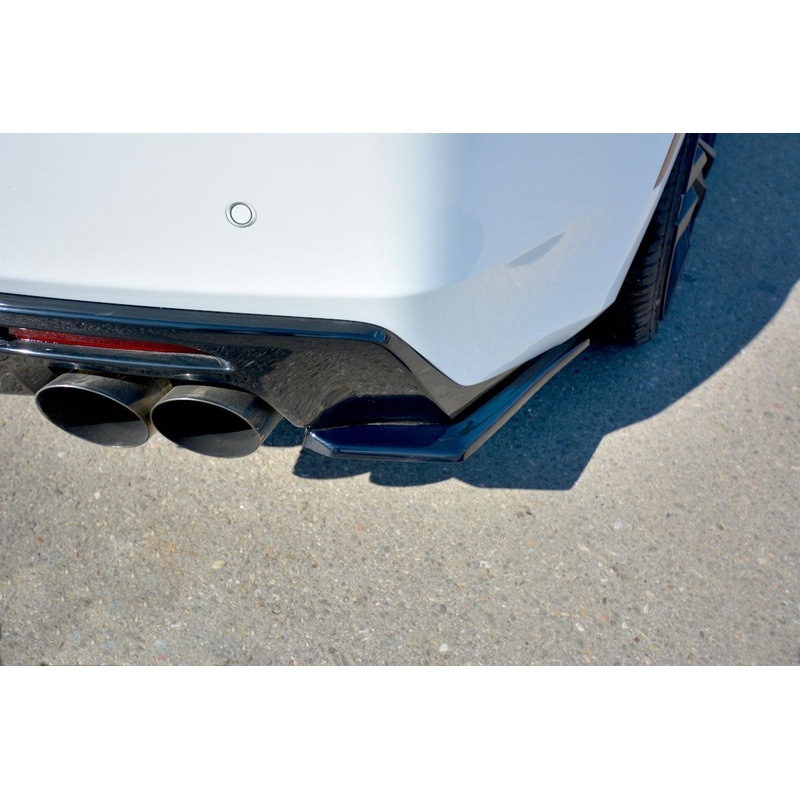 REAR SIDE SPLITTERS CHEVROLET CAMARO 6TH-GEN. PHASE-I 2SS COUPE GLOSS BLACK