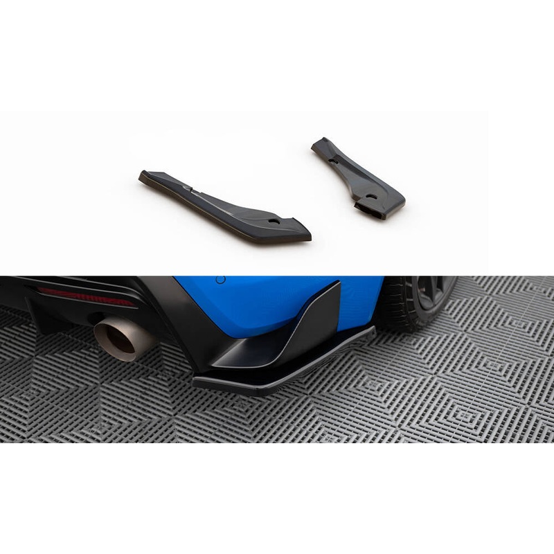 REAR SIDE SPLITTERS V.1 TOYOTA SUPRA MK5 GLOSS BLACK