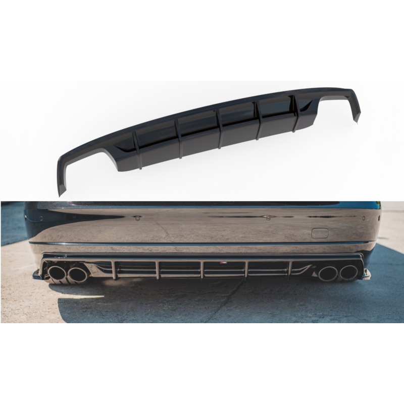 REAR VALANCE AUDI S8 D4 FACELIFT GLOSS BLACK