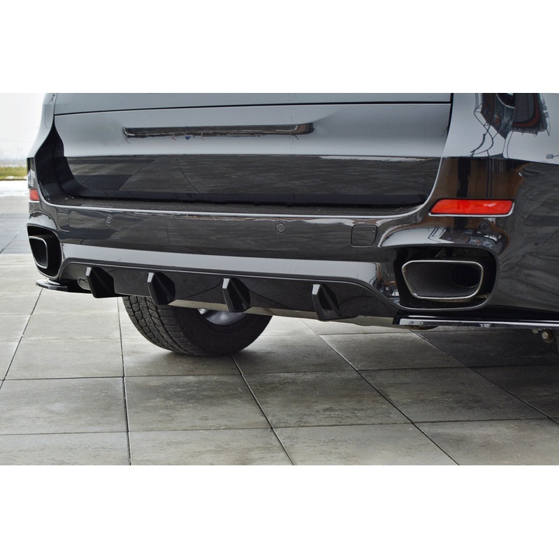 REAR VALANCE BMW X5 F15 M50D GLOSS BLACK