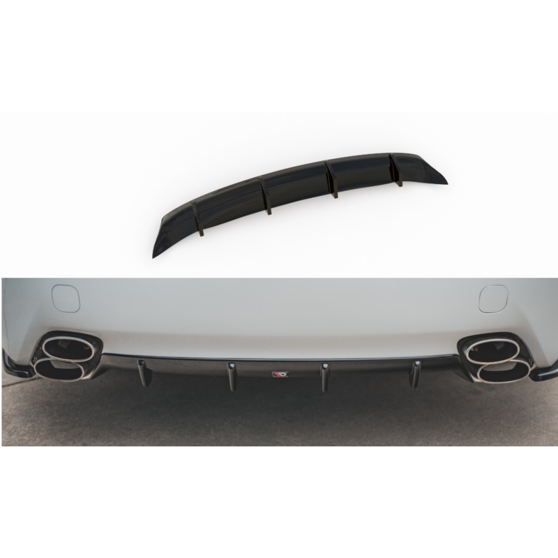 REAR VALANCE LEXUS IS F MK2 GLOSS BLACK