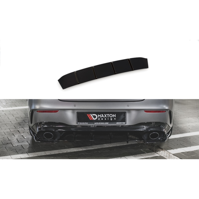 REAR VALANCE MERCEDES-AMG CLA 35 / 45 C118 GLOSS BLACK