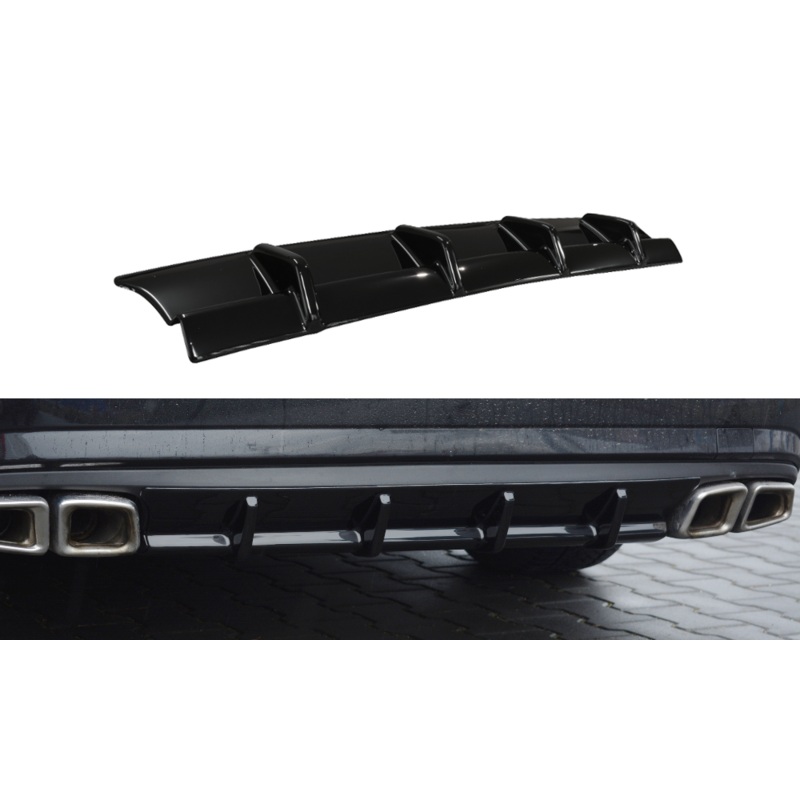 REAR VALANCE MERCEDES-BENZ E63 AMG W212 GLOSS BLACK