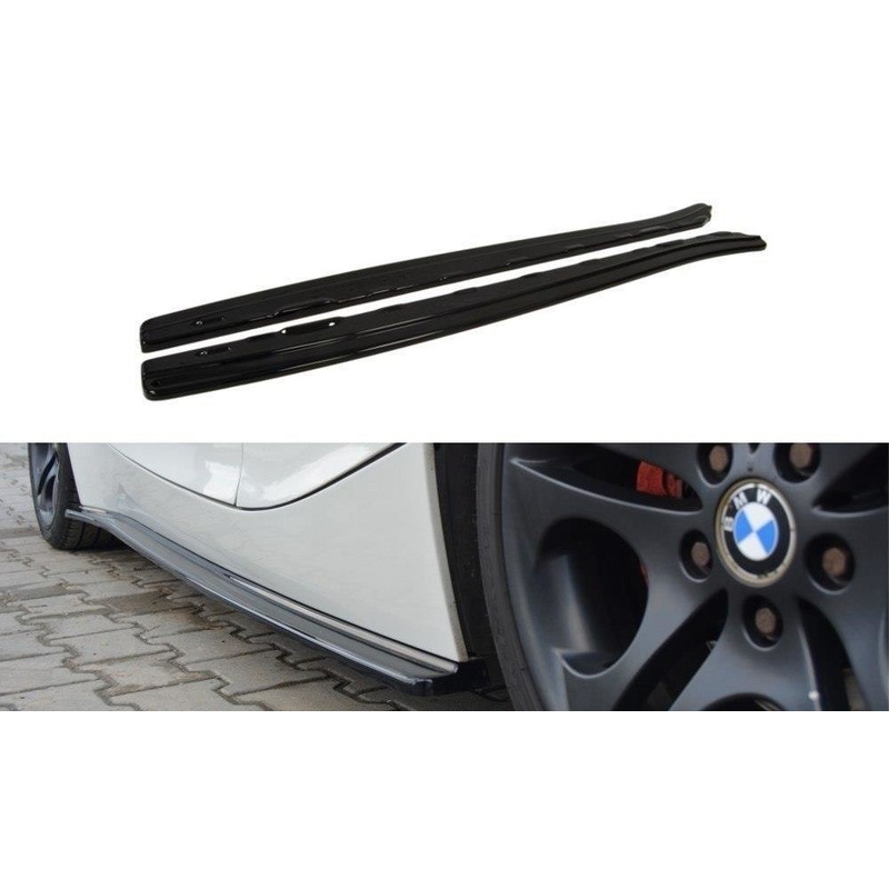 SIDE SKIRTS DIFFUSERS BMW Z4 E85 / E86 (PREFACE) GLOSS BLACK