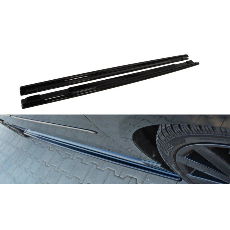SIDE SKIRTS DIFFUSERS MAZDA 3 MPS MK1 (PREFACE) GLOSS BLACK