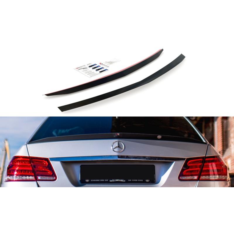 SPOILER CAP MERCEDES-BENZ E63 AMG SEDAN W212 FACELIFT GLOSS BLACK