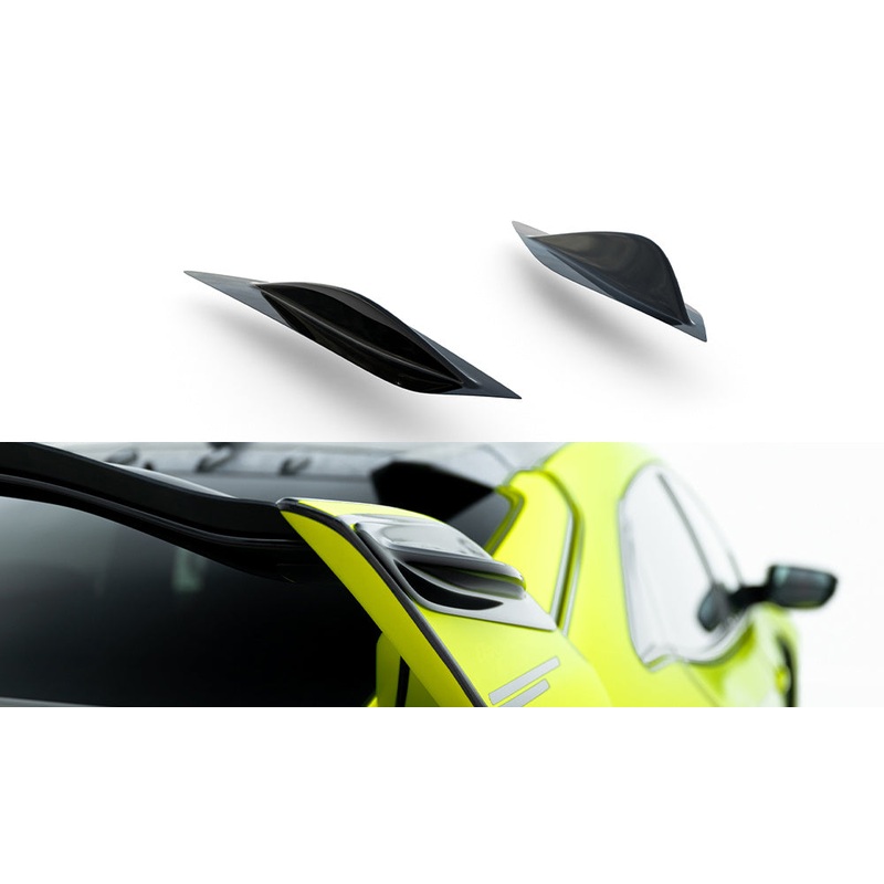 SPOILER SIDE EXTENSIONS Honda Civic Type-R Mk10 / Mk10 Facelift GLOSS BLACK