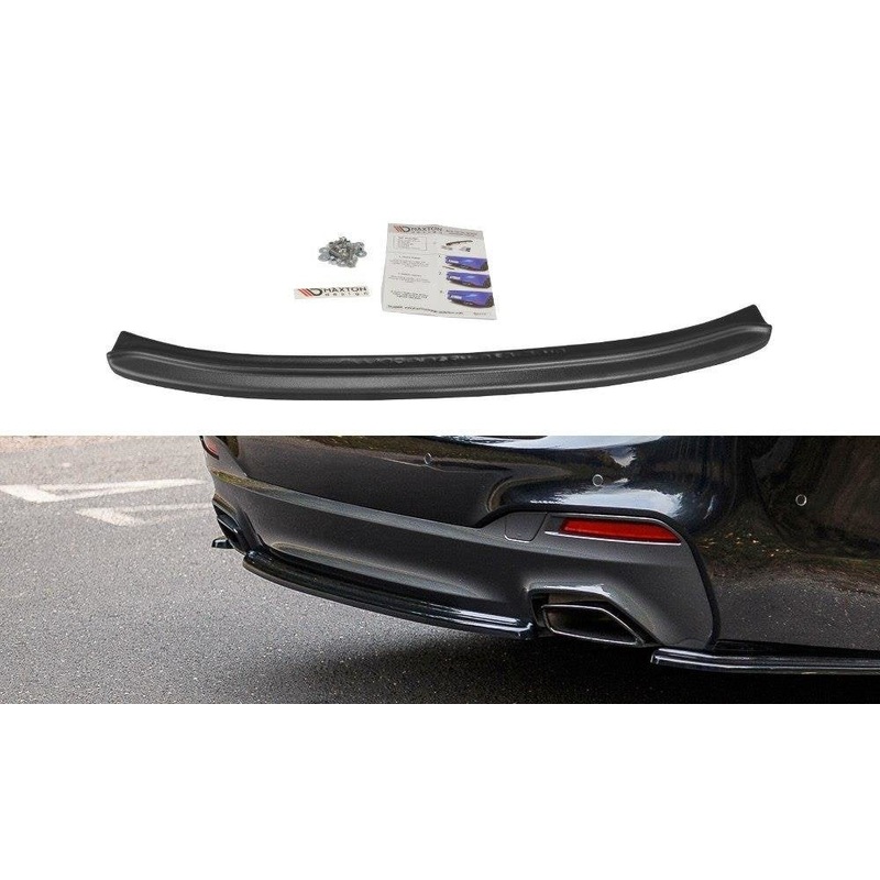 CENTRAL REAR SPLITTER BMW 5 G30/ G31 M-PACK GLOSS BLACK