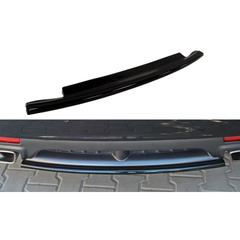 CENTRAL REAR SPLITTER SAAB 9-3 TURBO X GLOSS BLACK