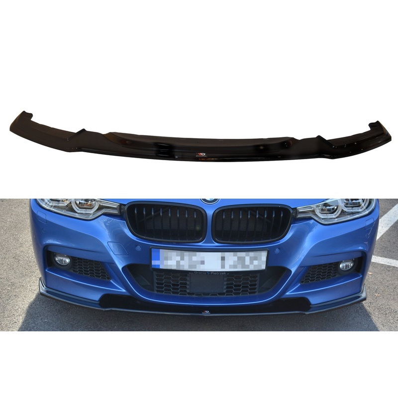 FRONT SPLITTER BMW 3-SERIES F30 FL SEDAN M-SPORT GLOSS BLACK