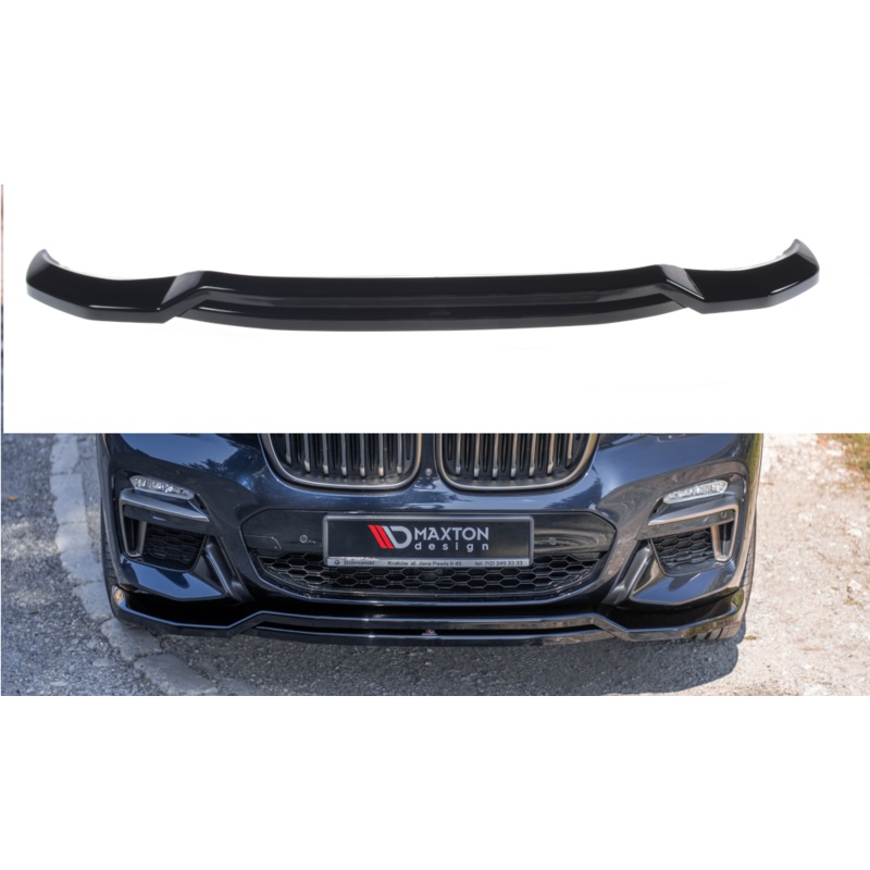 FRONT SPLITTER BMW X4 M-PACK G02 GLOSS BLACK